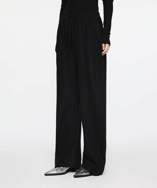 Oversized Wool Banana Trousers