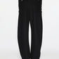 Oversized Wool Banana Trousers