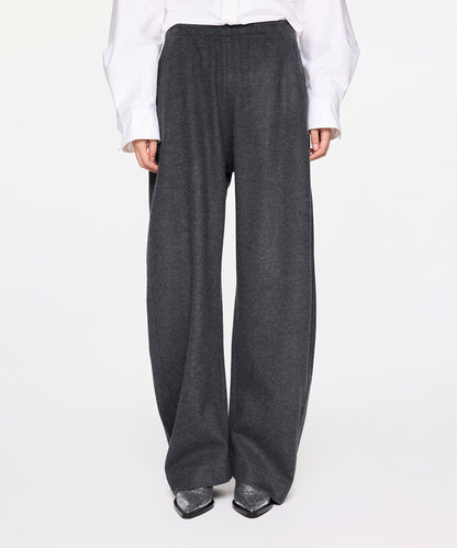 Oversized Wool Banana Trousers