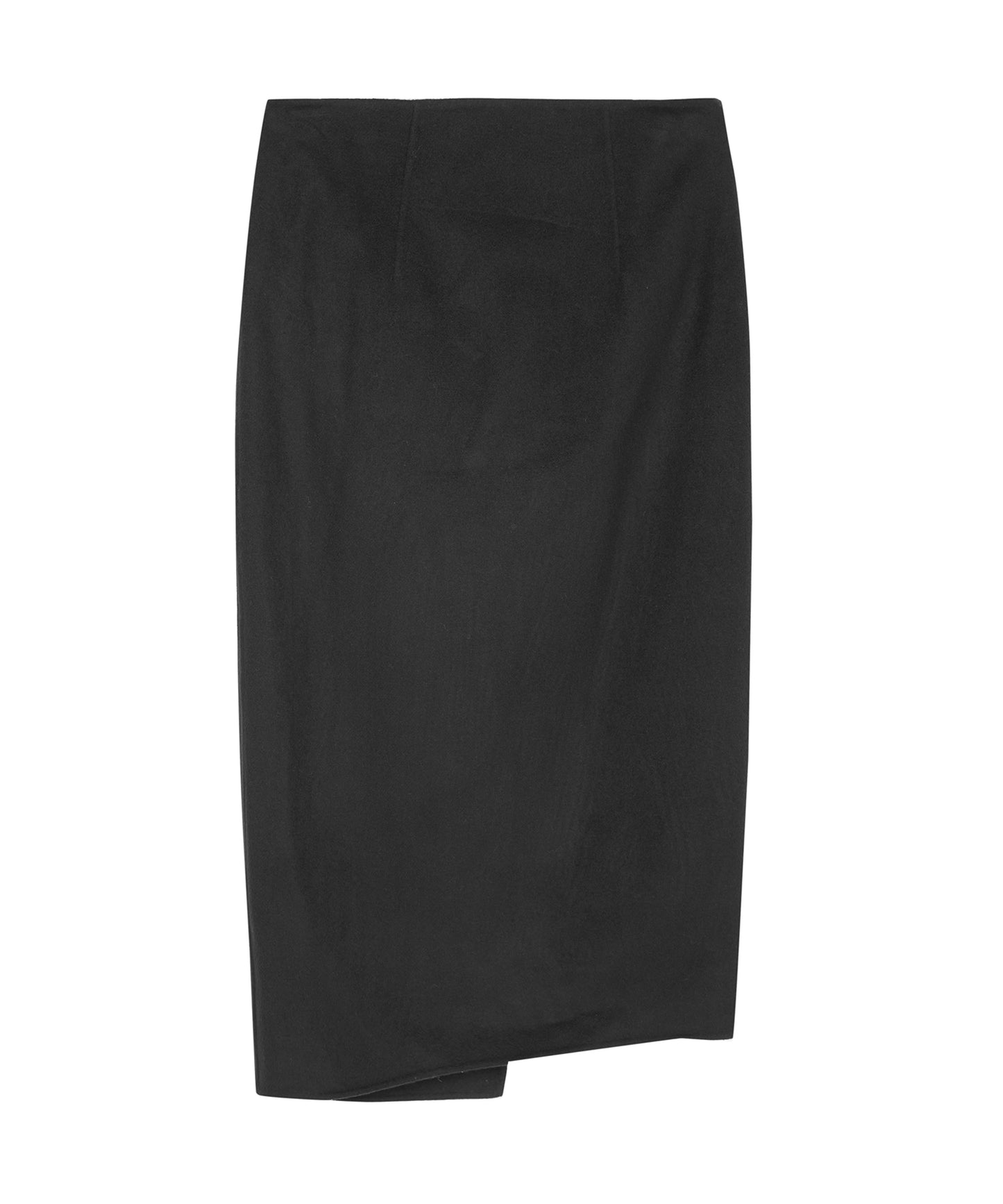 Asymmetrical Tuck Skirt