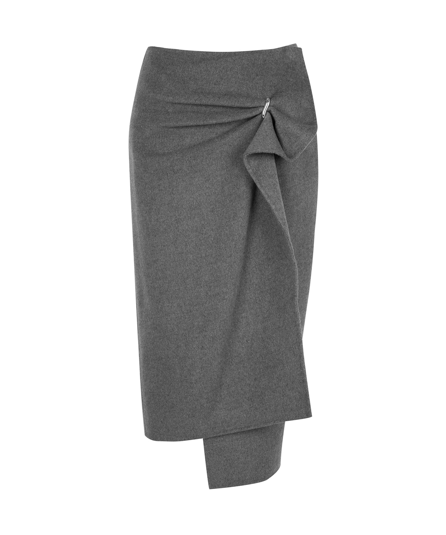 Asymmetrical Tuck Skirt