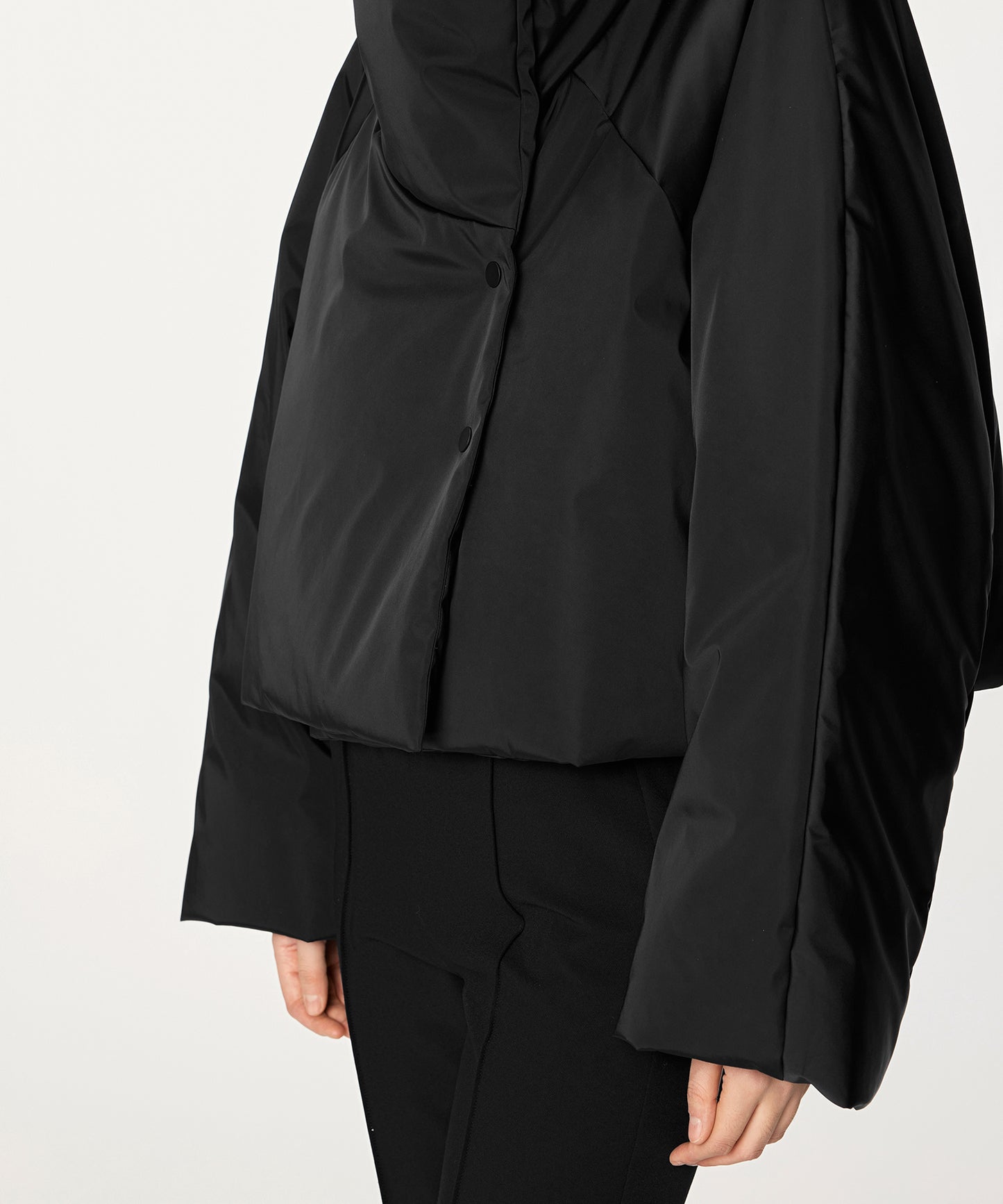 Matte Cropped Down Jacket