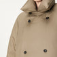 Oversized A-line Double-Breasted Down Jacket