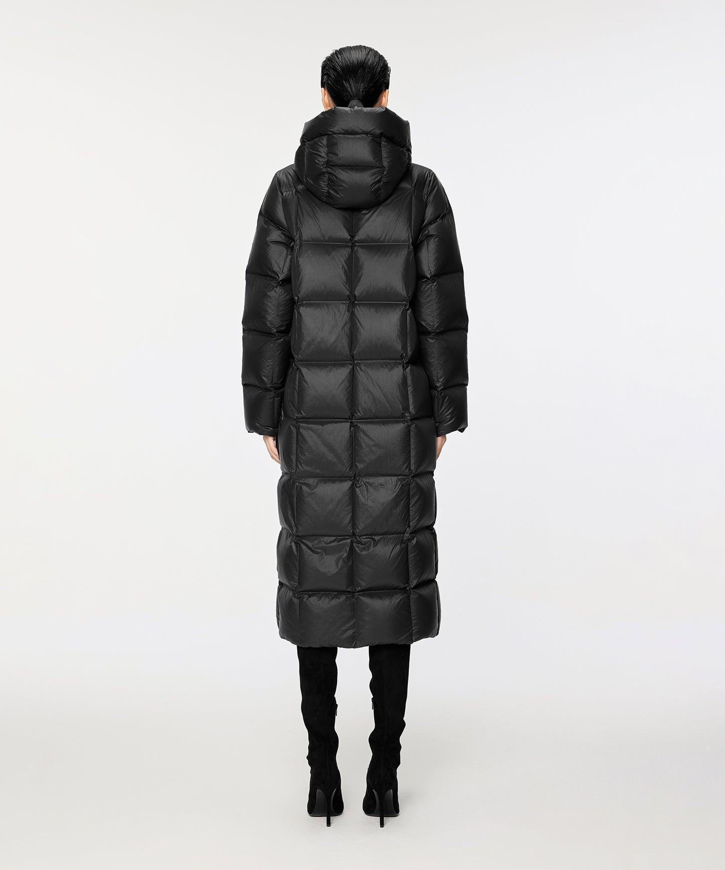 Slim-fit Long Down Coat