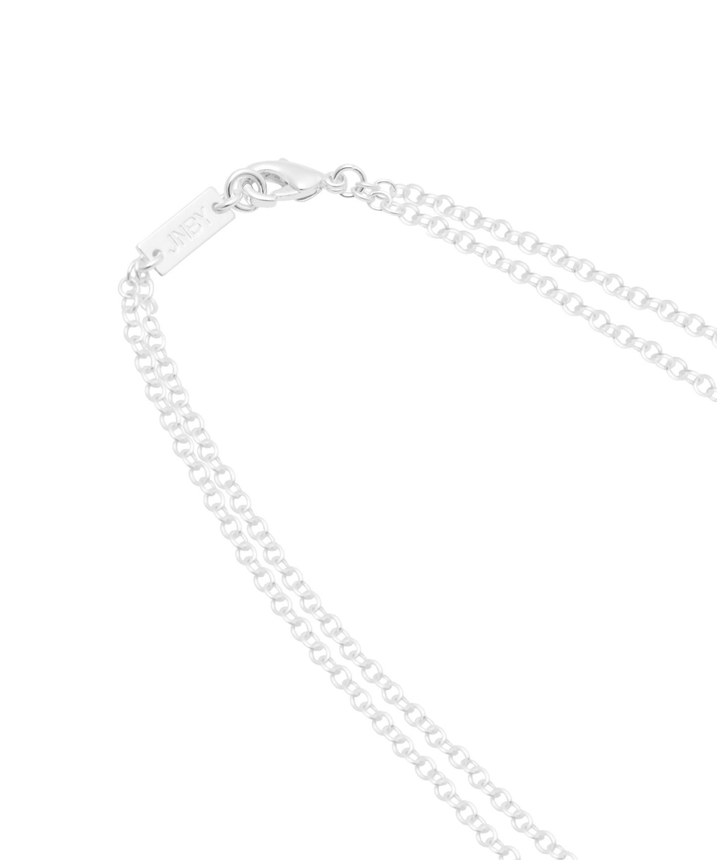 Double-chain Twisted Heart Necklace