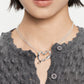 Double-chain Twisted Heart Necklace