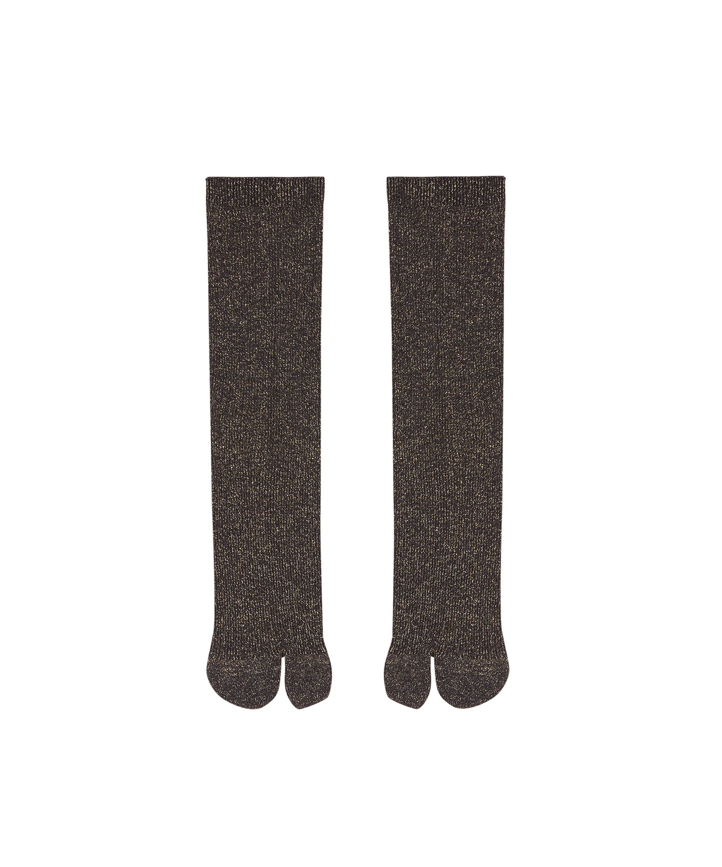 Lame Ribbed Tabi Socks