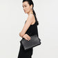 Pleated Trio-pocket Shoulder Bag