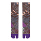 Vibrant Plant & Geometric Patterned Tabi Socks