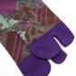 Vibrant Plant & Geometric Patterned Tabi Socks