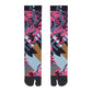 Vibrant Plant & Geometric Patterned Tabi Socks