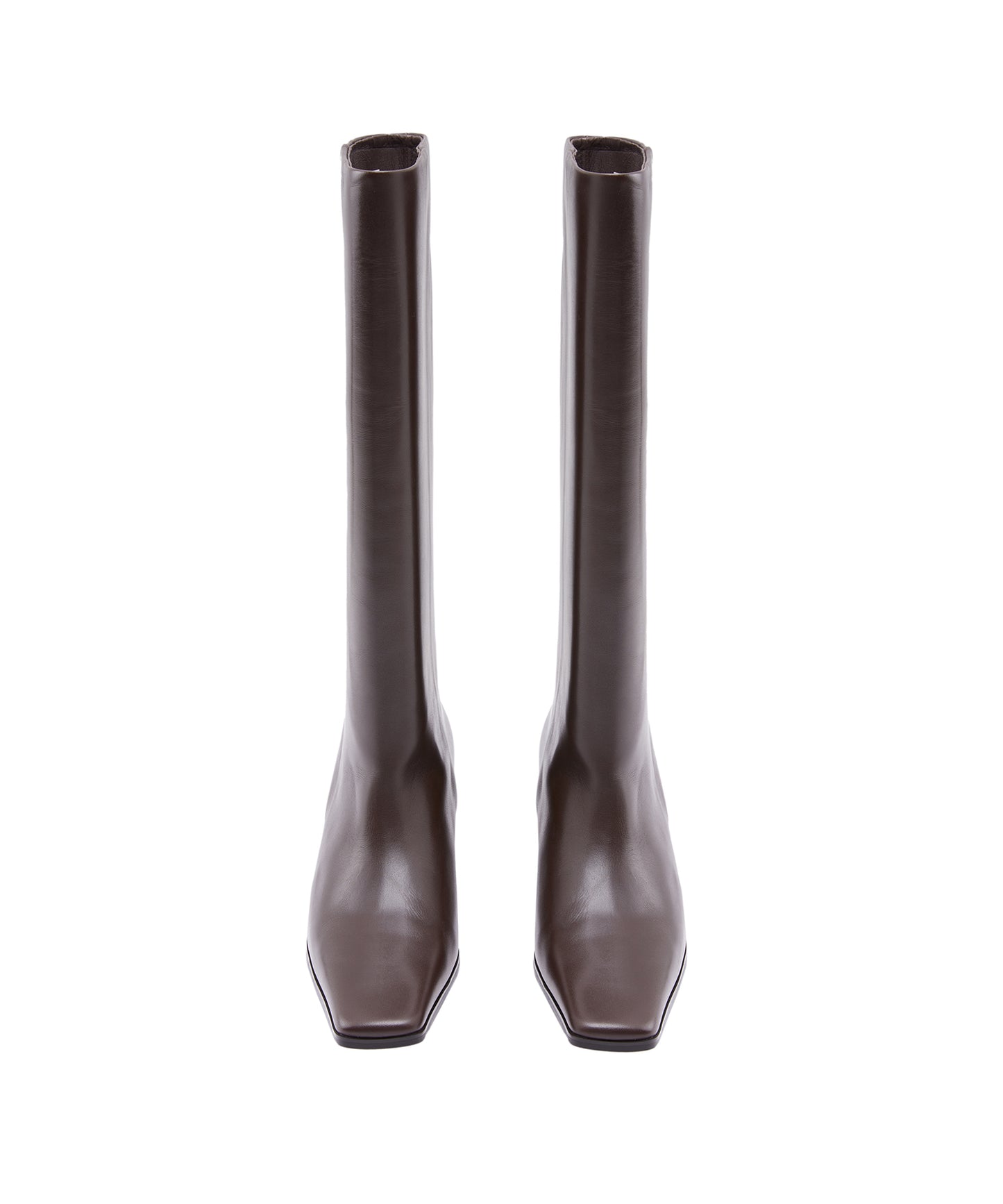 Elegant Square-toe Long Boots