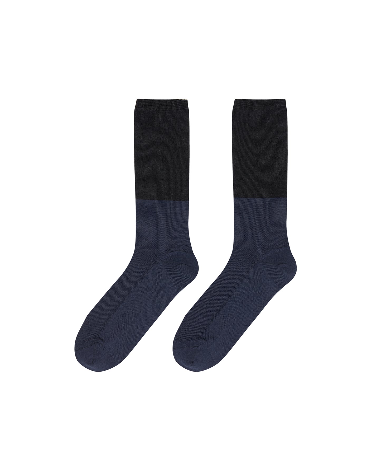 Color-block Jacquard Socks