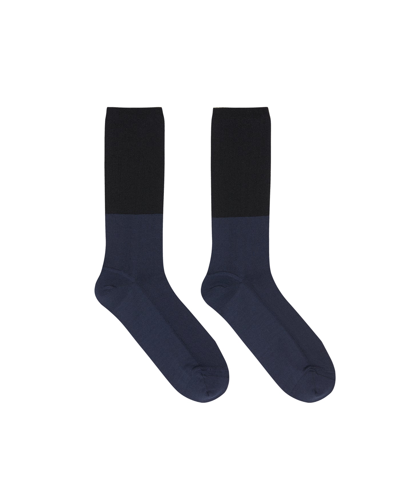 Color-block Jacquard Socks