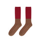 Color-block Jacquard Socks