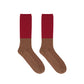 Color-block Jacquard Socks