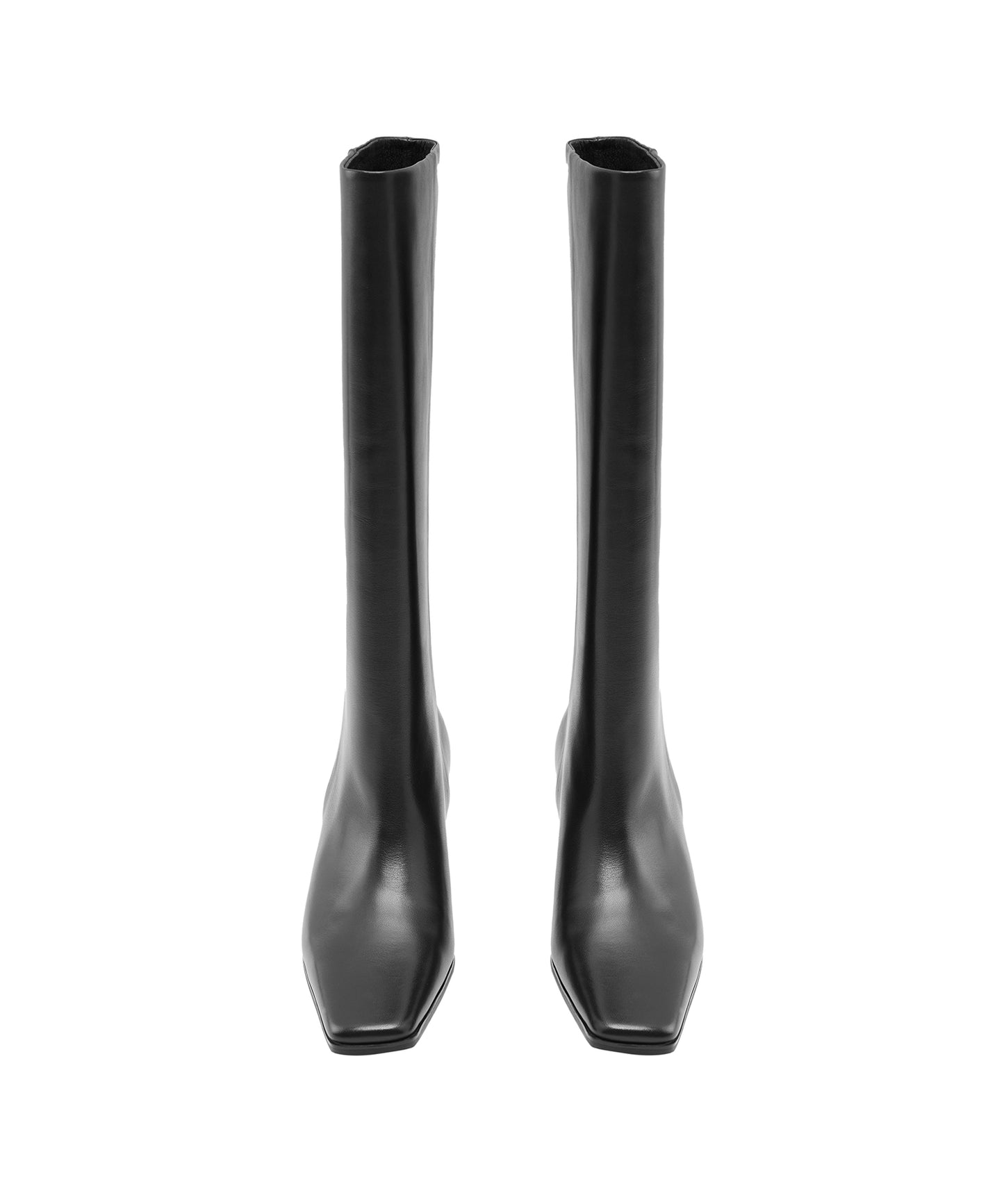 Elegant Square-toe Long Boots