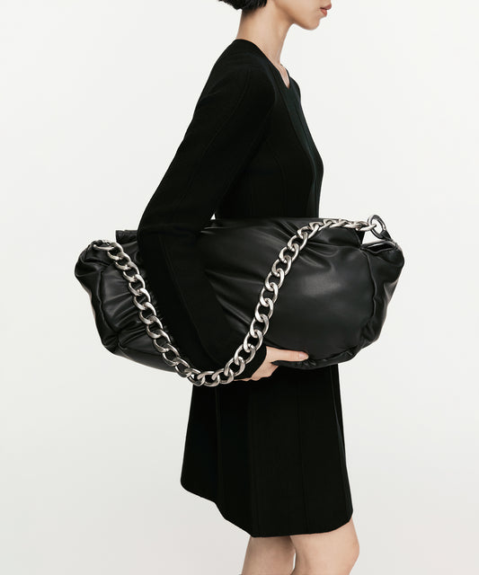 Padded Chain Shoulder Big Bag