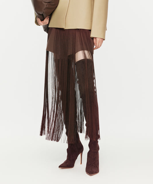 Elegant Long Fringe Belt