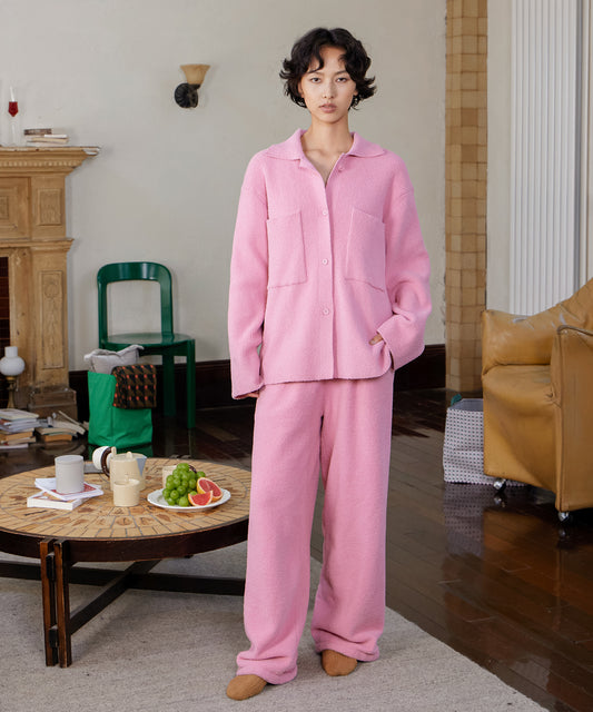 Soft Stretchy Chenille Loungewear Set