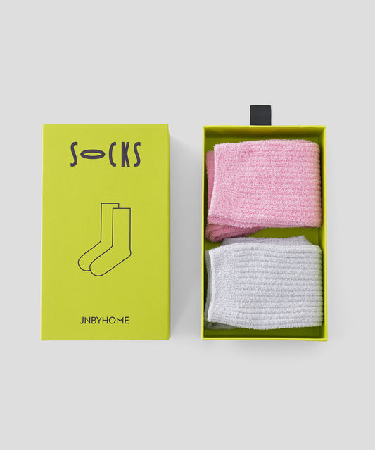 HOME Two-pack Chenille Room Socks
