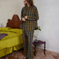 HOME Plaid Pajama Pullover Shirt