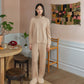 HOME Ribbed-knit Pants