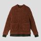 HOME Chenille Ribbed-trim Sweater