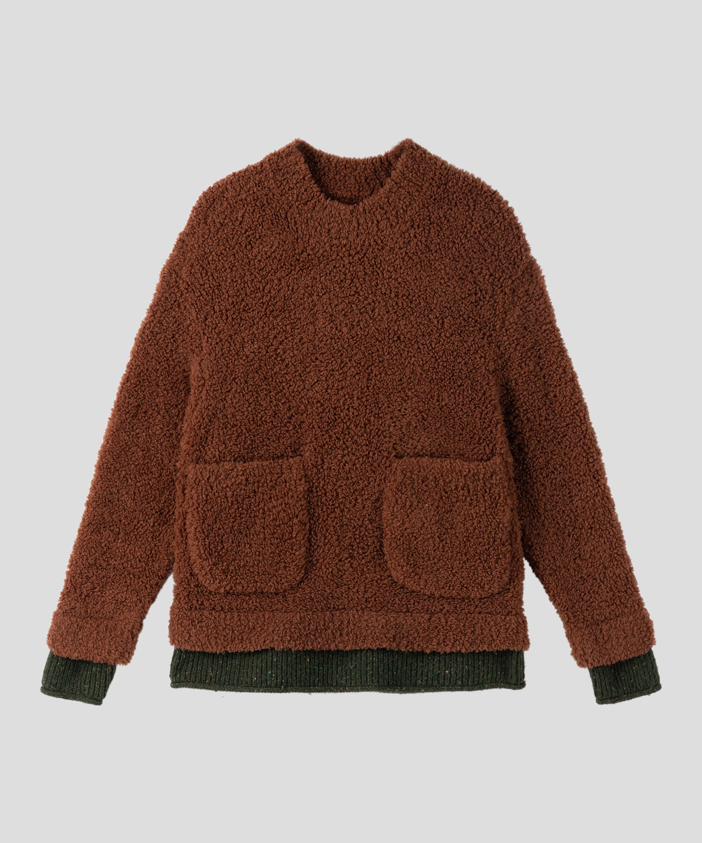 HOME Chenille Ribbed-trim Sweater