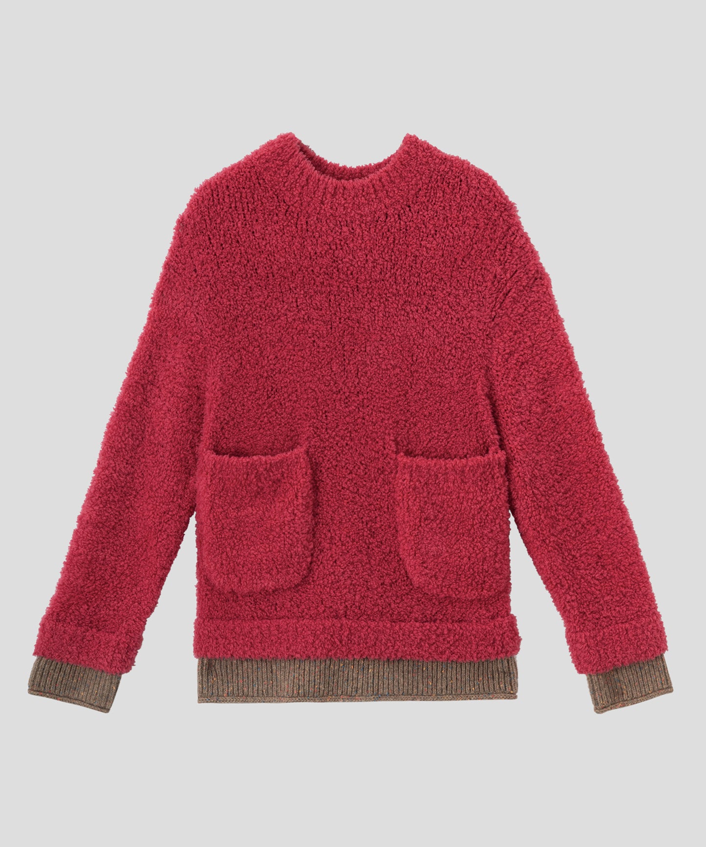 HOME Chenille Ribbed-trim Sweater