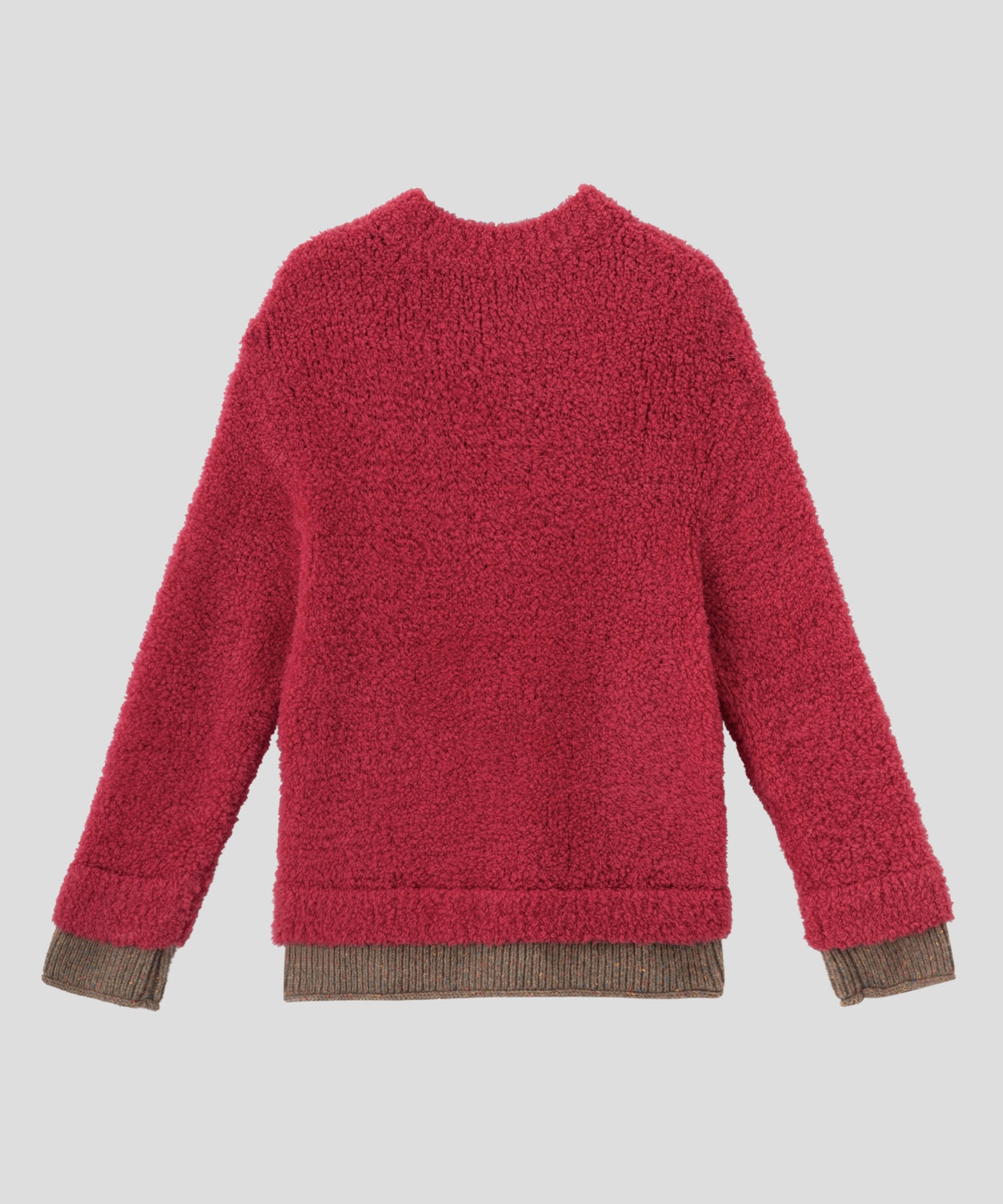 HOME Chenille Ribbed-trim Sweater