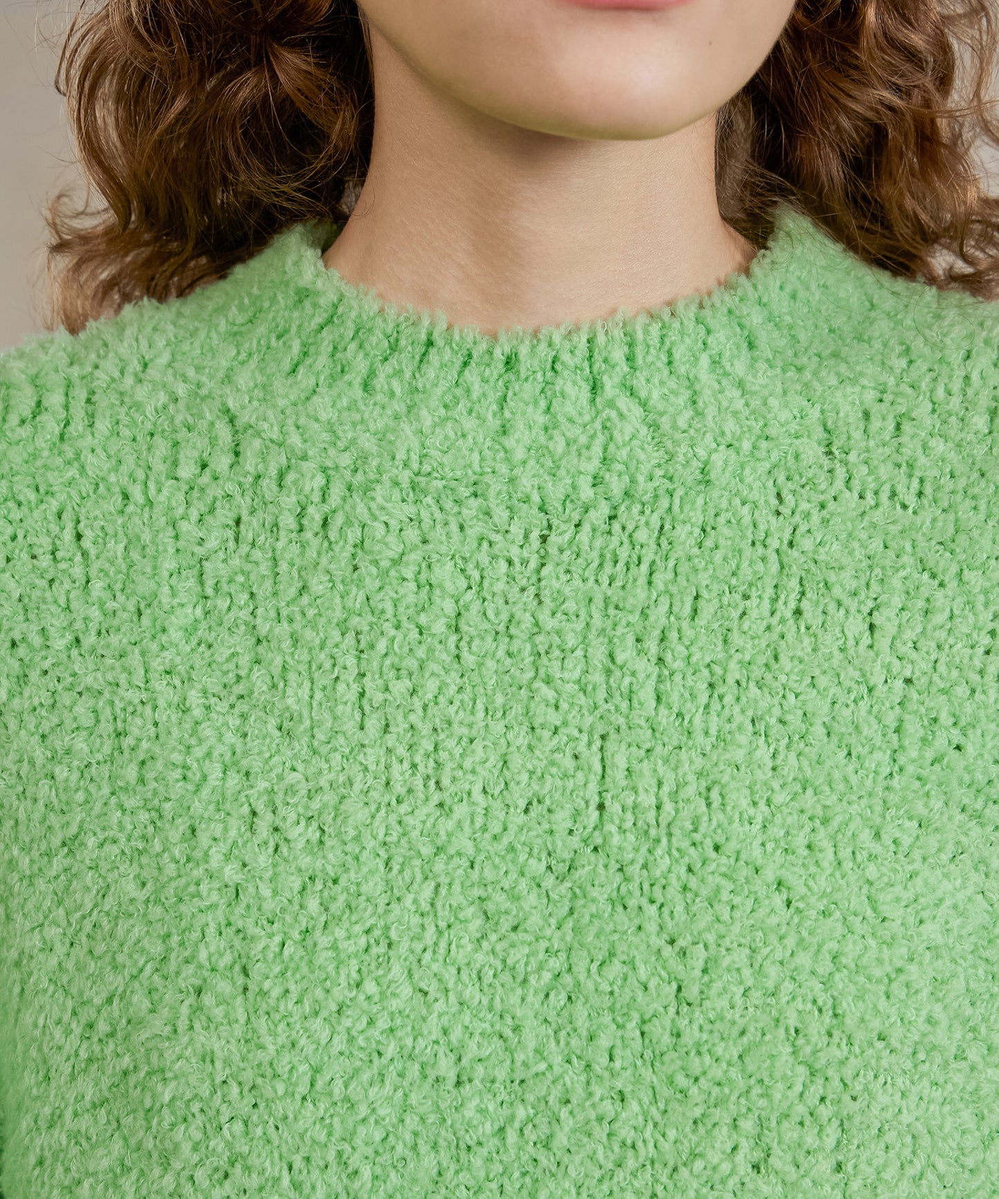 HOME Chenille Ribbed-trim Sweater