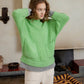 HOME Chenille Ribbed-trim Sweater