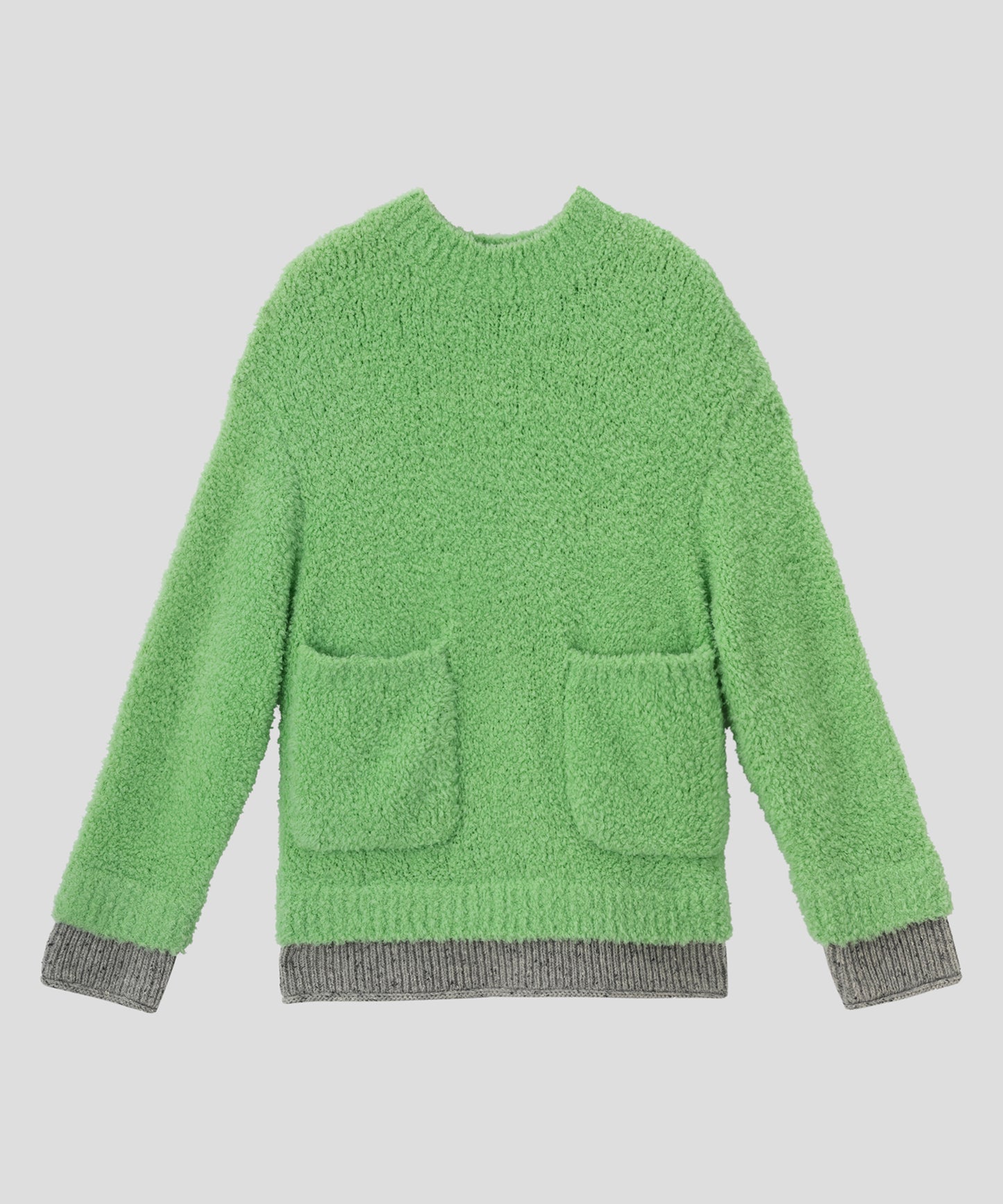 HOME Chenille Ribbed-trim Sweater