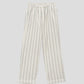 HOME Striped Corduroy Quited Pants