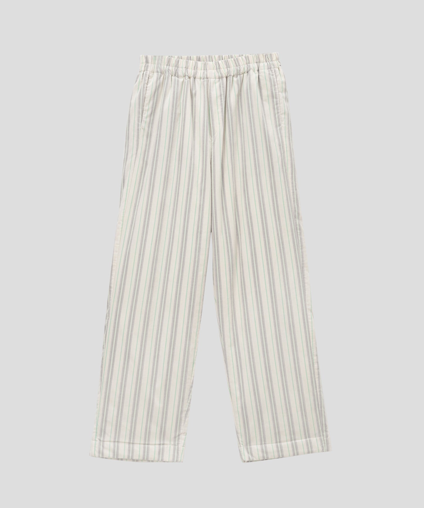 HOME Striped Corduroy Quited Pants