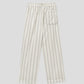 HOME Striped Corduroy Quited Pants