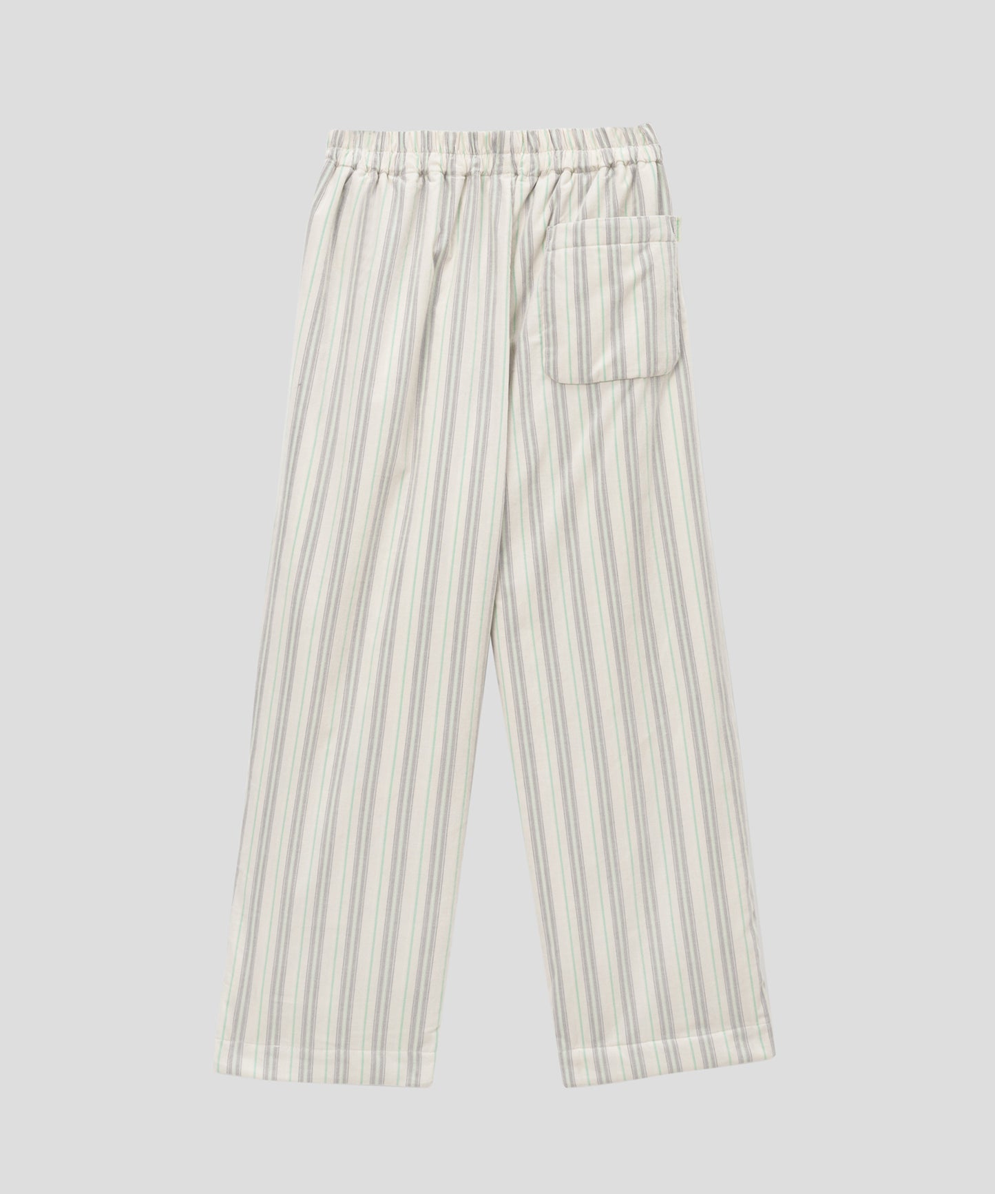 HOME Striped Corduroy Quited Pants