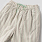 HOME Striped Corduroy Quited Pants