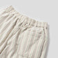 HOME Striped Corduroy Quited Pants