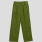 HOME Striped Corduroy Quited Pants