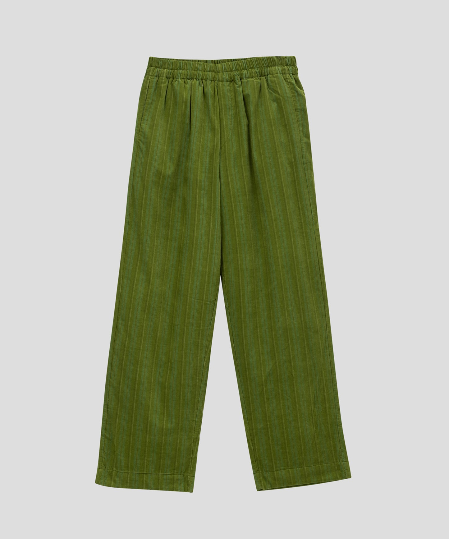 HOME Striped Corduroy Quited Pants