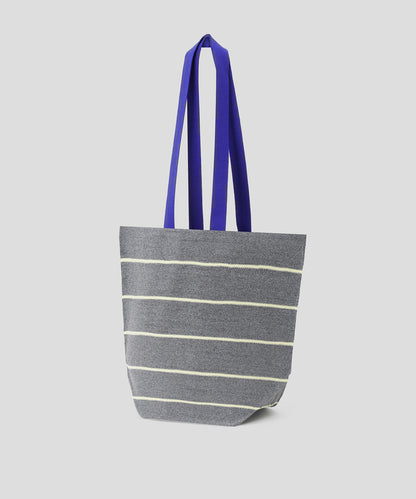 HOME Striped Knit Tote Bag