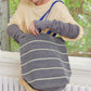 HOME Striped Knit Tote Bag