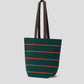 HOME Striped Knit Tote Bag