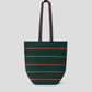 HOME Striped Knit Tote Bag