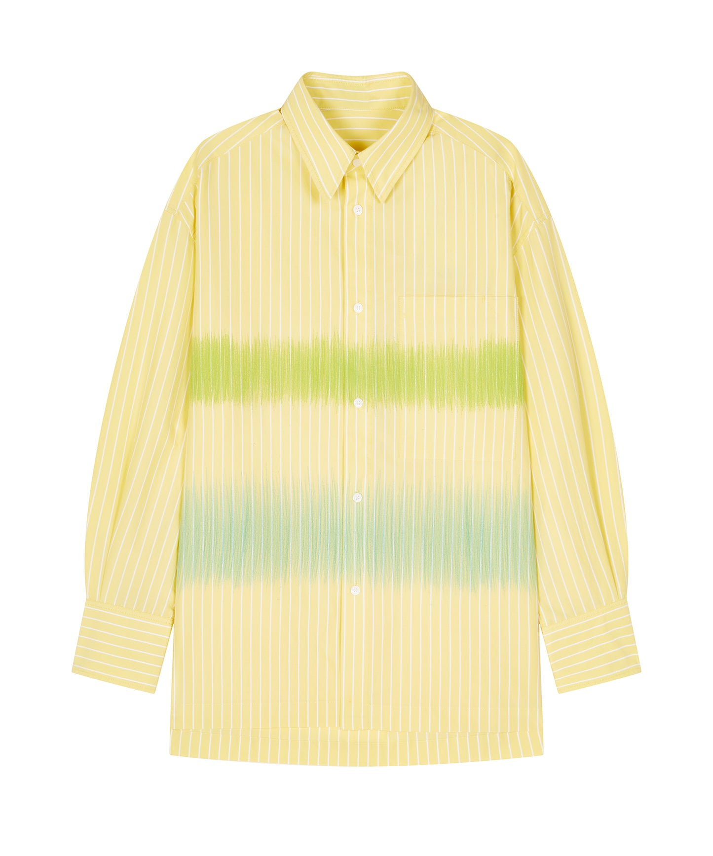 [CROQUIS]Art Stripe Relaxed Shirt