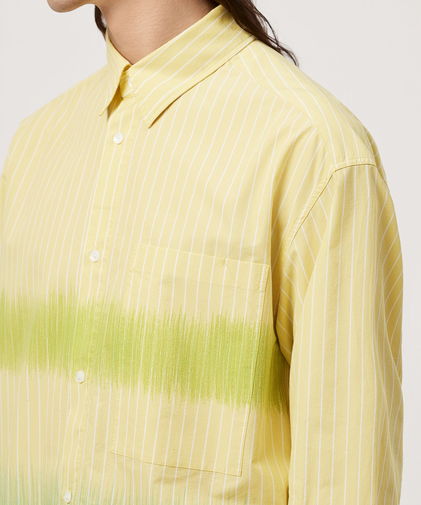 [CROQUIS]Art Stripe Relaxed Shirt