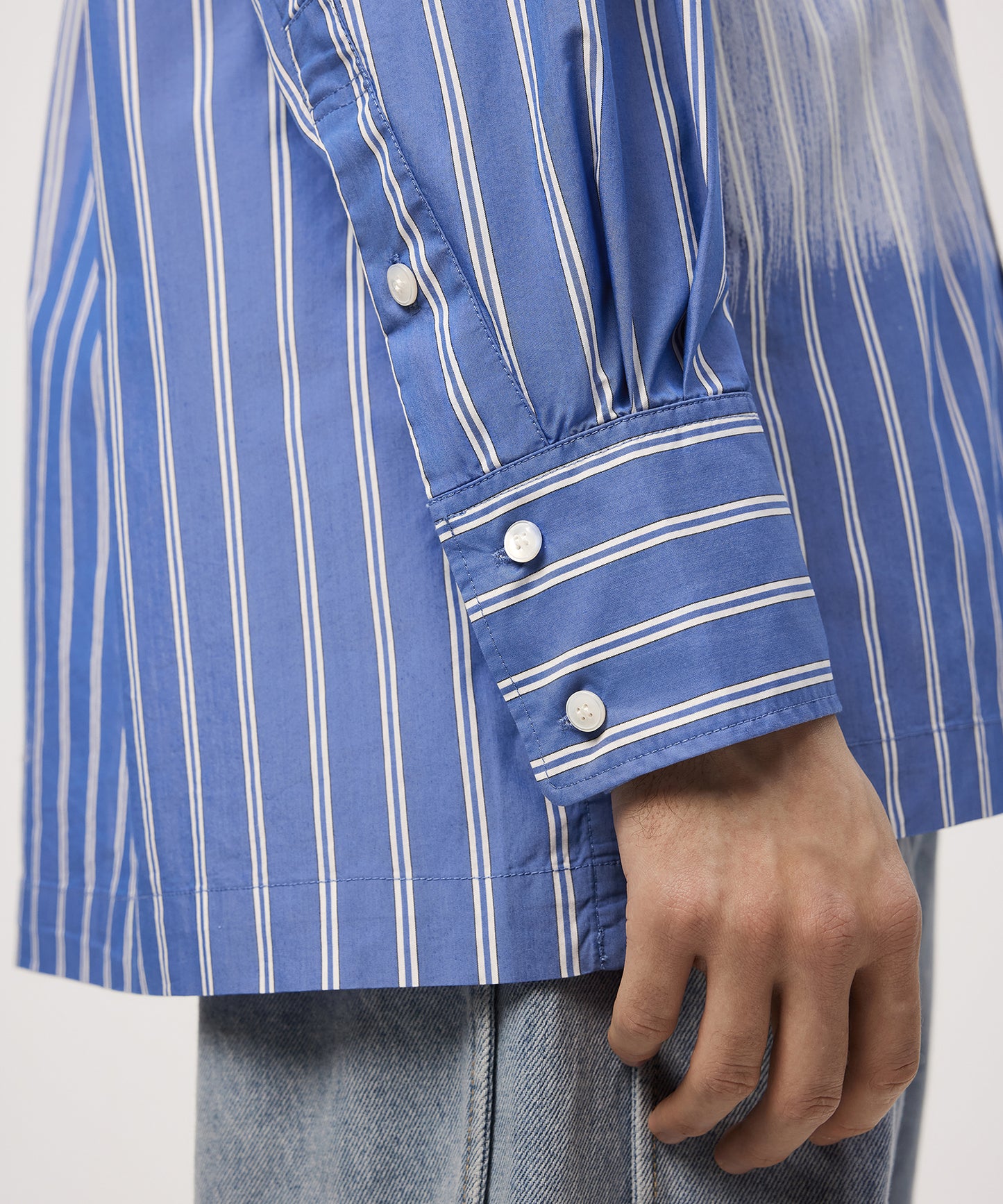 [CROQUIS]Art Stripe Relaxed Shirt