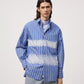 [CROQUIS]Art Stripe Relaxed Shirt